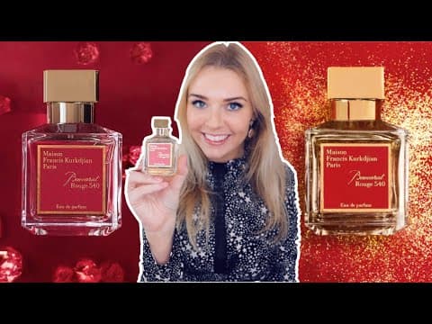 Video thumbnail: BACCARAT ROUGE 540 MAISON FRANCIS KURKDJIAN EAU DE PARFUM PERFUME REVIEW | Soki London